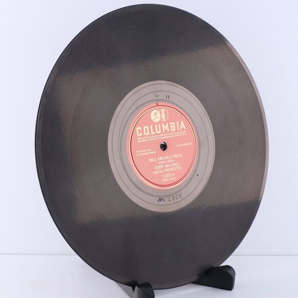 Jerry Mazanec - Hill And Dale Polka / Little Ann 1947 10" 78 rpm Record 12331-F - Picture 5 of 16